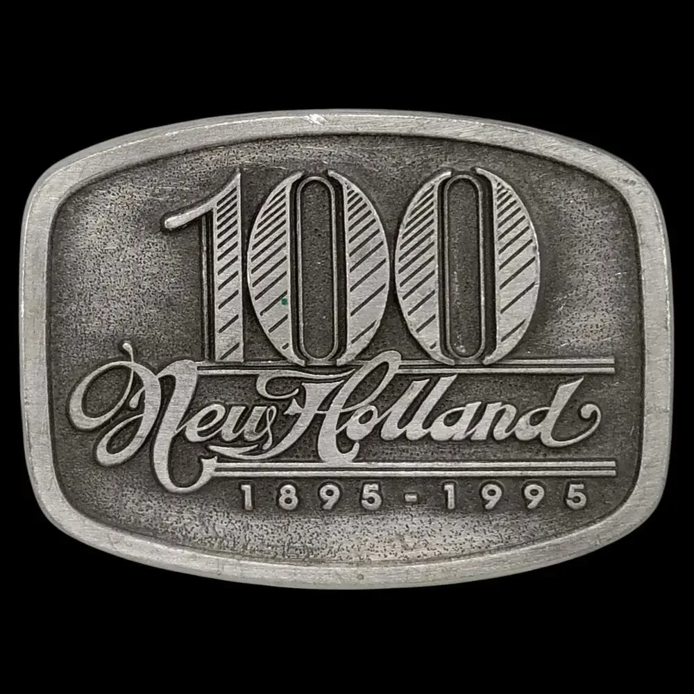 New Holland Pennsylvania 100th‎ Anniversary Belt Buckle Pewter Limited Edition